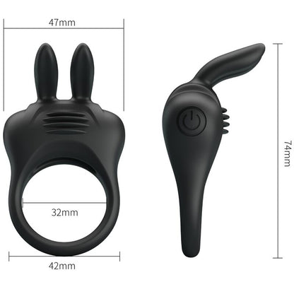 Comprar Pretty Love Davion Anillo Vibrador Rabbit – Estimulador Con Diseño Innovador Para Parejas-Noxtic