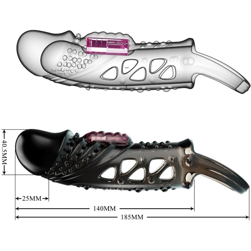 PRETTY LOVE Cecelia Funda Para Placer – Diseño Con Vibrador Integrado Para Sensaciones Intensas