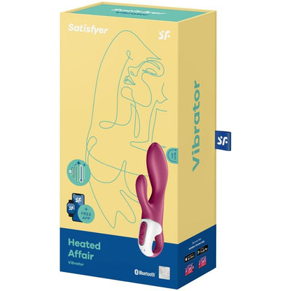 Satisfyer Heated Affair Vibrador Punto G – Estimulador Con Vibración Y Calor Para Placer Sensual