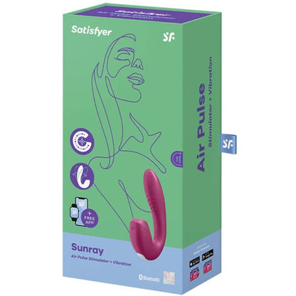 Satisfyer Sunray Red – Stimolatore con controllo tramite app e design adattabile