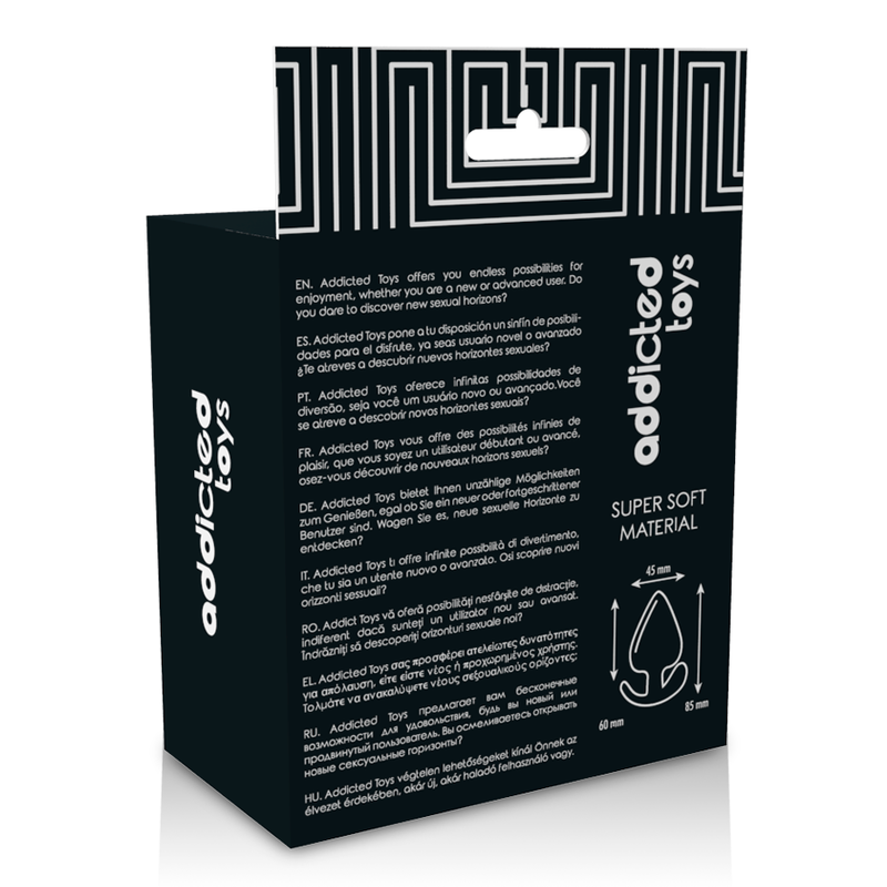 ADDICTED TOYS Plug anale 8,5 cm – Design realistico per esplorare nuove sensazioni