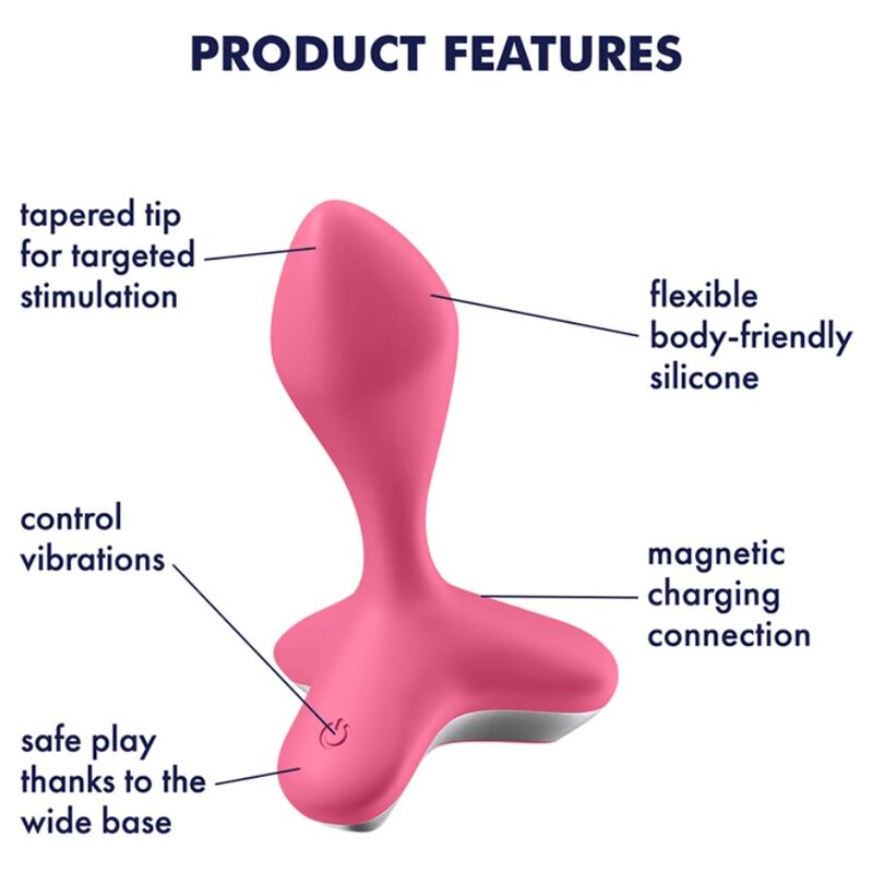 Satisfyer Game Changer Plug Rosa – Vibrador Con Diseño Ergonómico Para Placer Intenso