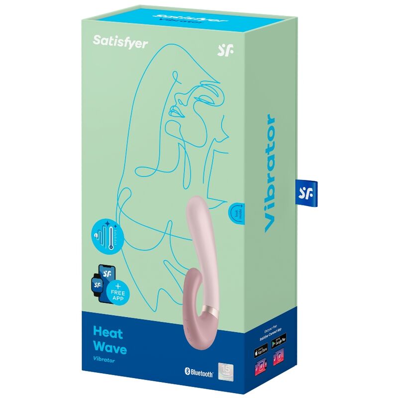 Satisfyer Heat Wave Vibrator App Bianco – Vibratore ricaricabile con design elegante e tecnologia innovativa