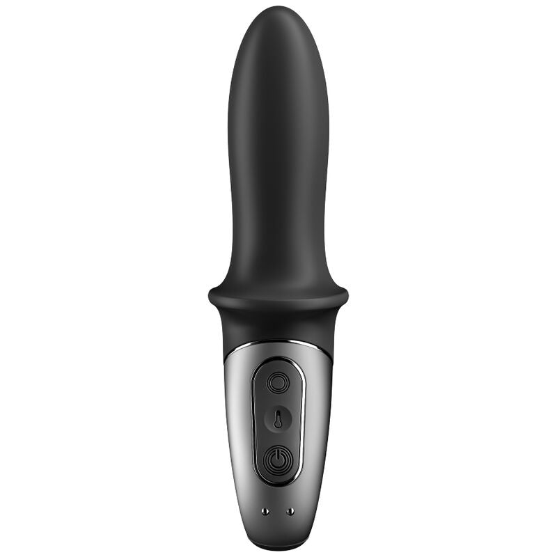 Vibratore anale Satisfyer Hot Passion Nero – Vibratore ricaricabile con funzione di riscaldamento per un'esperienza sensoriale