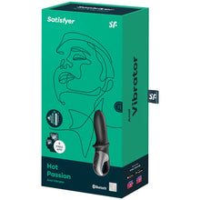 Vibratore anale Satisfyer Hot Passion Nero – Vibratore ricaricabile con funzione di riscaldamento per un'esperienza sensoriale