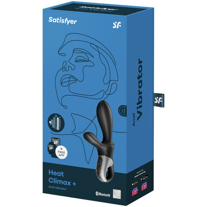 Comprar Satisfyer Heat Climax Plus Negro – Vibrador Anal Con Estimulación Personalizada Y Control App-Noxtic