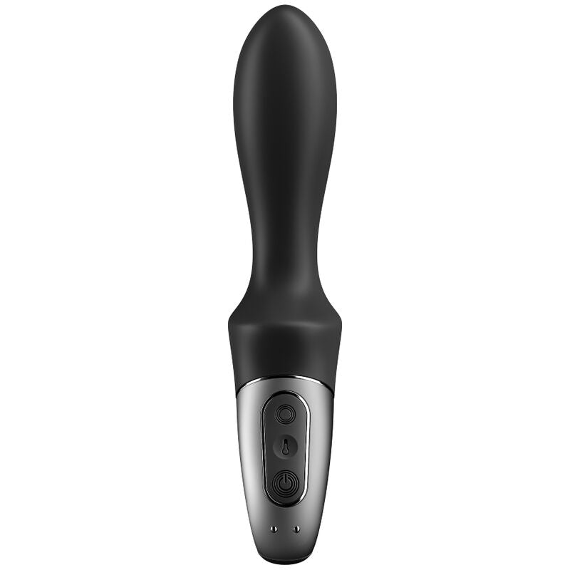 Satisfyer Heat Climax Vibrador Anal Negro – Vibraciones Intensas Con Función De Calentamiento