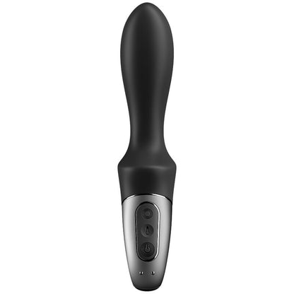 Satisfyer Heat Climax Vibrador Anal Negro – Vibraciones Intensas Con Función De Calentamiento