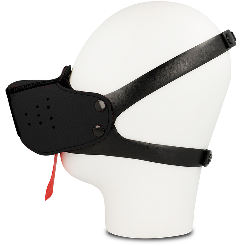 OHMAMA FETISH Bozal Perro Negro – Diseño Exclusivo Con Materiales De Alta Calidad Para Comodidad Durante El Uso