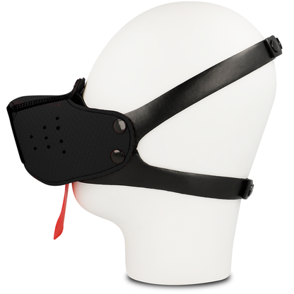 OHMAMA FETISH Bozal Perro Negro – Diseño Exclusivo Con Materiales De Alta Calidad Para Comodidad Durante El Uso