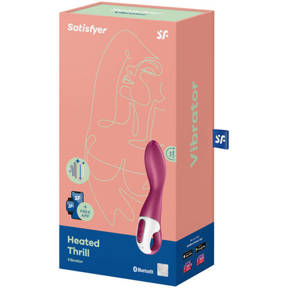 Comprar Satisfyer Heated Thrill Vibrador Punto G – Estimulador Recargable Con Diseño Ergonómico Y Silicona Hipoalergénica-Noxtic