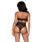Comprar LEG AVENUE Set Dos Piezas Top Corto Cuello Halter Y Tanga Talla Única – Lencería Elegante Para Comodidad Y Estilo Sensual-Noxtic