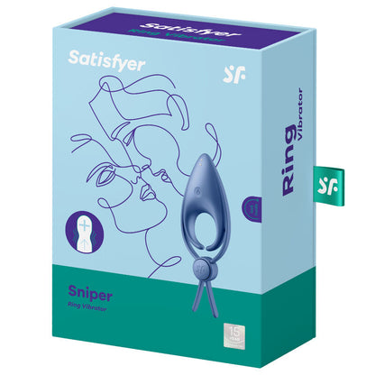 Satisfyer Sniper Anillo Vibrador Negro – Diseño Ergonómico Para Placer Compartido