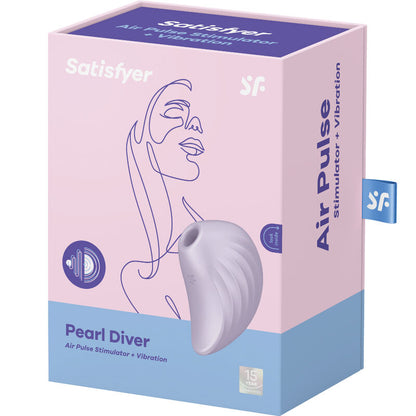 Satisfyer Pearl Diver Violeta – Estimulador Con Diseño Elegante Para Placer Sensorial