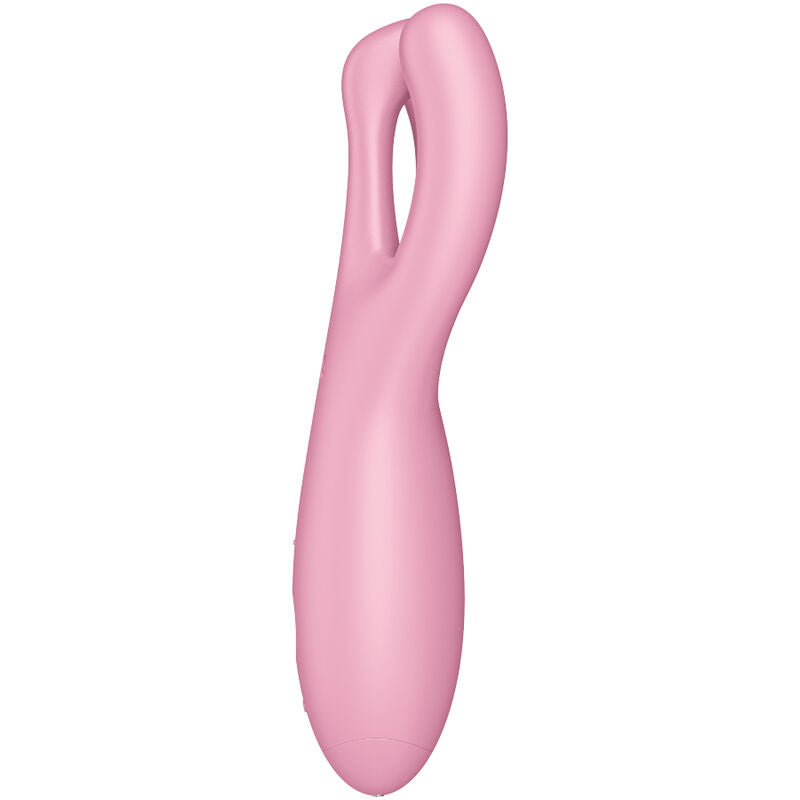 Satisfyer Threesome 4 Pink – Vibratore ricaricabile con design ergonomico per un piacere personalizzato