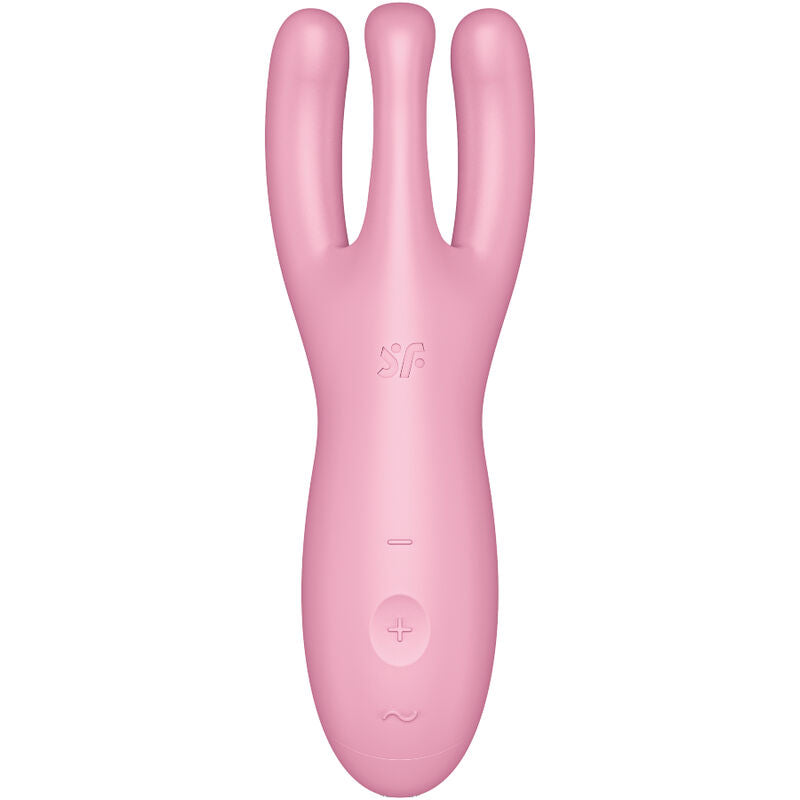 Satisfyer Threesome 4 Pink – Vibratore ricaricabile con design ergonomico per un piacere personalizzato