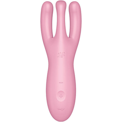 Satisfyer Threesome 4 Pink – Vibratore ricaricabile con design ergonomico per un piacere personalizzato
