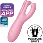 Comprar Satisfyer Threesome 4 Rosa – Vibrador Recargable Con Diseño Ergonómico Para Placer Personalizado-Noxtic