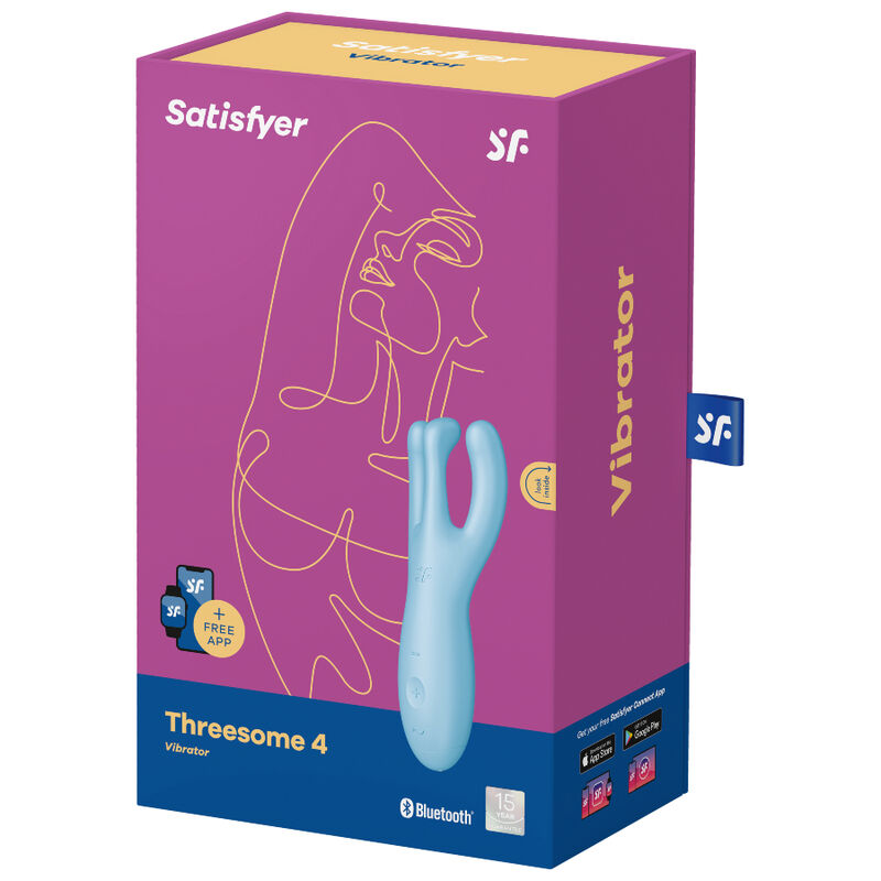 Satisfyer Threesome 4 Pink – Vibratore ricaricabile con design ergonomico per un piacere personalizzato