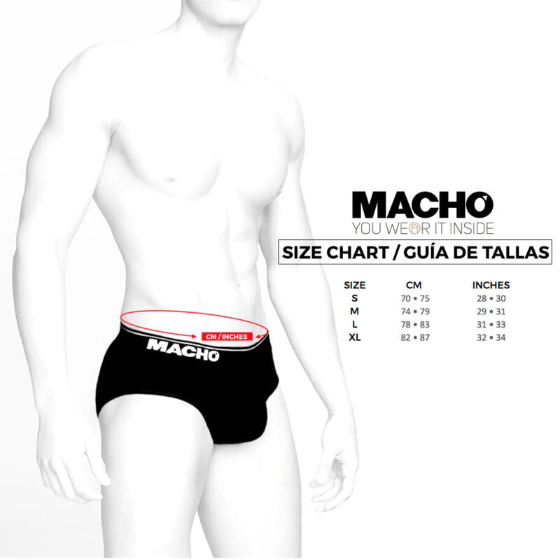 Macho MS24A Calzoncillo Brief Dark Amarillo S – Diseño Moderno Con Comodidad Duradera