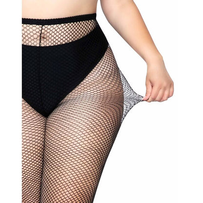 Comprar LEG AVENUE Medias En Red Talla Grande – Diseño Elegante Para Realzar Tu Feminidad-Noxtic