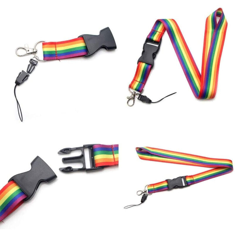 PRIDE Lanyard Bandera LGBT – Accesorio Colorido Para Celebrar La Diversidad