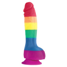 Comprar PRIDE Dildo Bandera LGBT 15 CM – Juguete Erótico De Silicona Médica Con Diseño Colorido-Noxtic