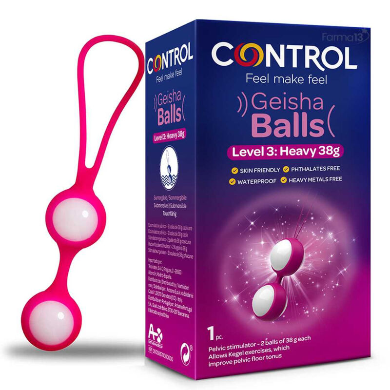 Comprar CONTROL Geisha Balls Nivel III – Silicona Hipoalergénica Para Placer Intimo Seguro-Noxtic
