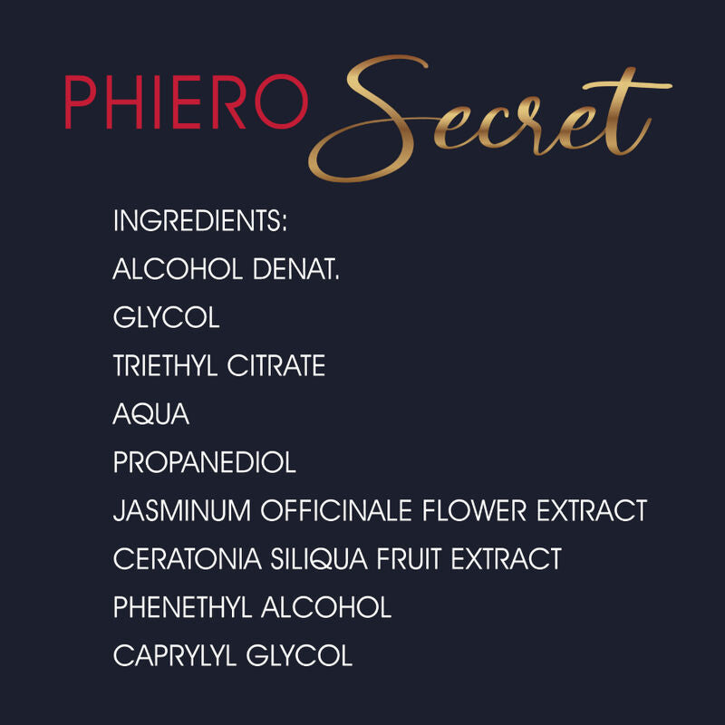 500 Cosmetics Phiero Secret Concentrato Naturale 15 ml – Attrazione Sottile per Migliorare il Tuo Benessere Sessuale