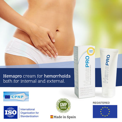 Crema Hemapro di 500 Cosmetics – Trattamento naturale per il sollievo dal fastidio emorroidario