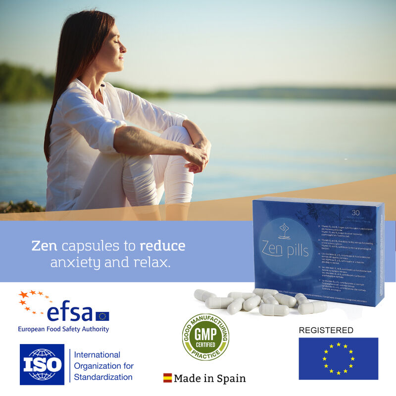 500 Cosmetics Zen Pills – Cápsulas Relajantes Para Reducir La Ansiedad
