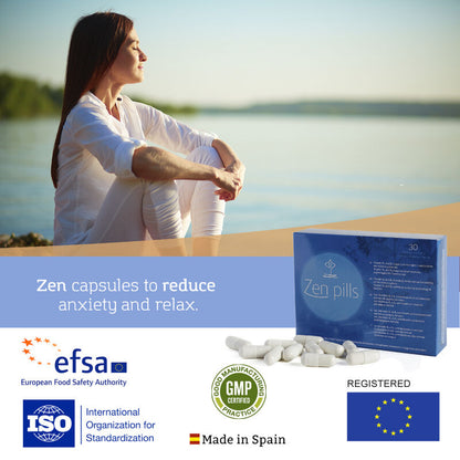 500 Cosmetics Zen Pills – Cápsulas Relajantes Para Reducir La Ansiedad