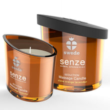 Comprar SWEDE Senze Seduction Vela Masaje Naranja Lavanda – Fragancia Afrodisíaca Para Bienestar Sensorial-Noxtic