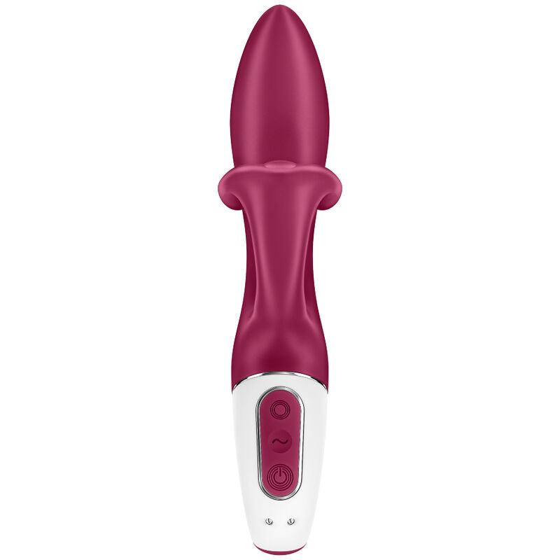 Vibratore Satisfyer Embrace Me Rosso – Design ergonomico con silicone medico per un piacere intenso