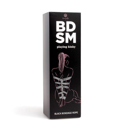 Comprar SECRETPLAY Cuerda Bondage Negra – Diseño Atractivo Para Experiencias Creativas-Noxtic