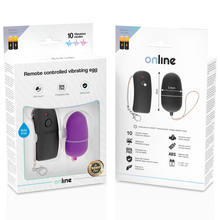 Comprar ONLINE Huevo Vibrador Con Mando Control Remoto Lila – Diseño Moderno Para Libertad Sensual-Noxtic