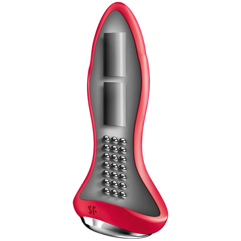 Satisfyer Rotator Plug 1 Plus Rosso – Plug vibrante con controllo tramite app e design ergonomico