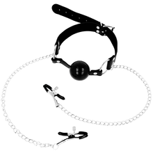 Comprar OHMAMA Fetish Mordaza Bola Negra – Estilo Sofisticado Para Aventura Sensorial-Noxtic