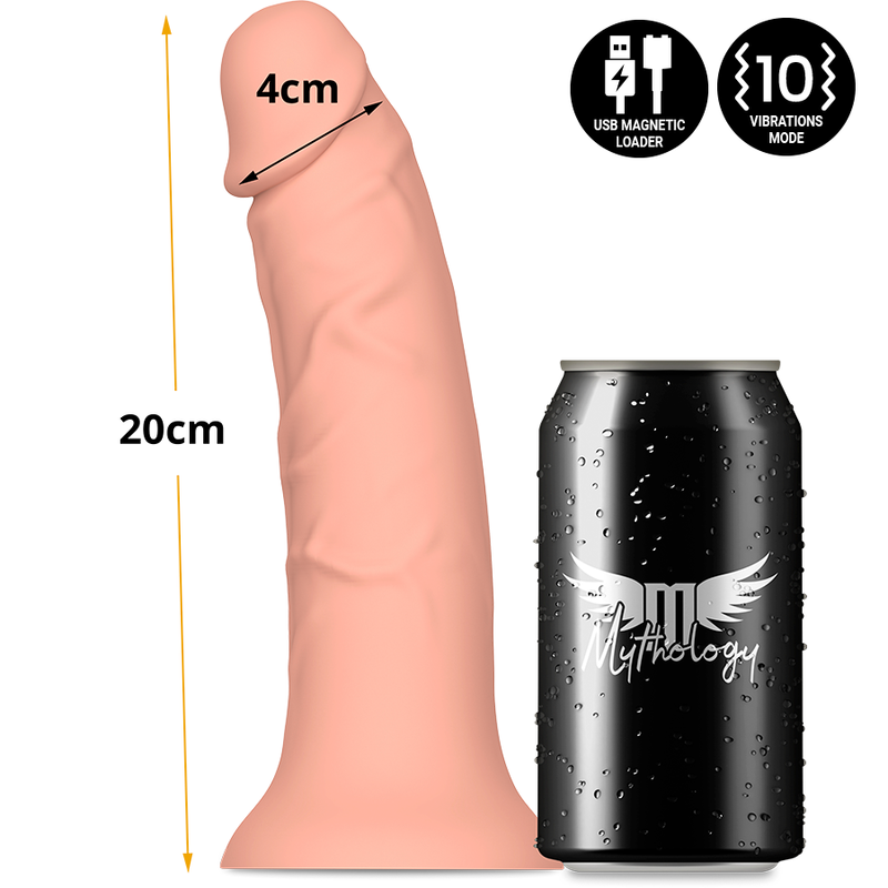 MYTHOLOGY Asher Original Dildo M – Vibratore con tecnologia wireless per un'esperienza sensoriale unica