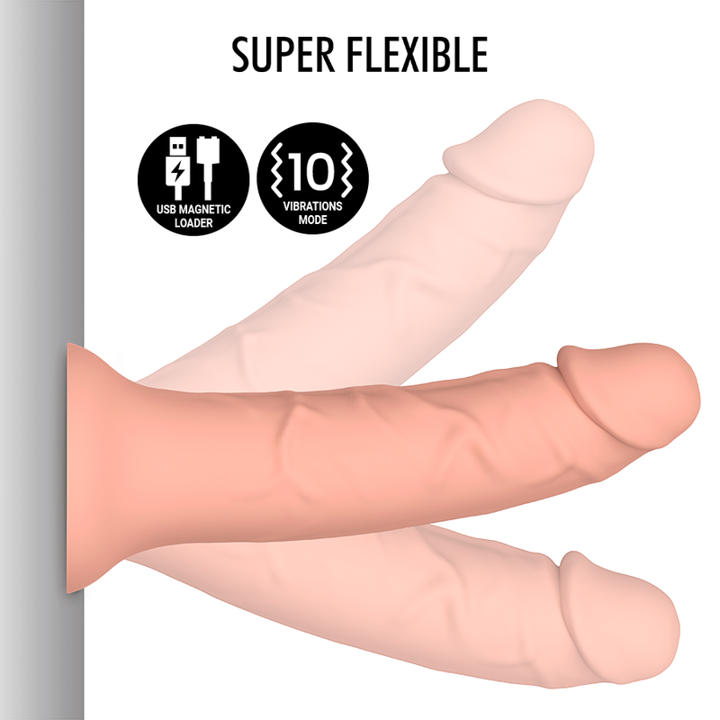 MYTHOLOGY Asher Original Dildo M – Vibratore con tecnologia wireless per un'esperienza sensoriale unica
