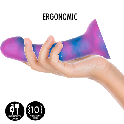 MYTHOLOGY DION GALACTIC DILDO M – Vibrador Con Diseño Elegante Y Tecnología Inalámbrica
