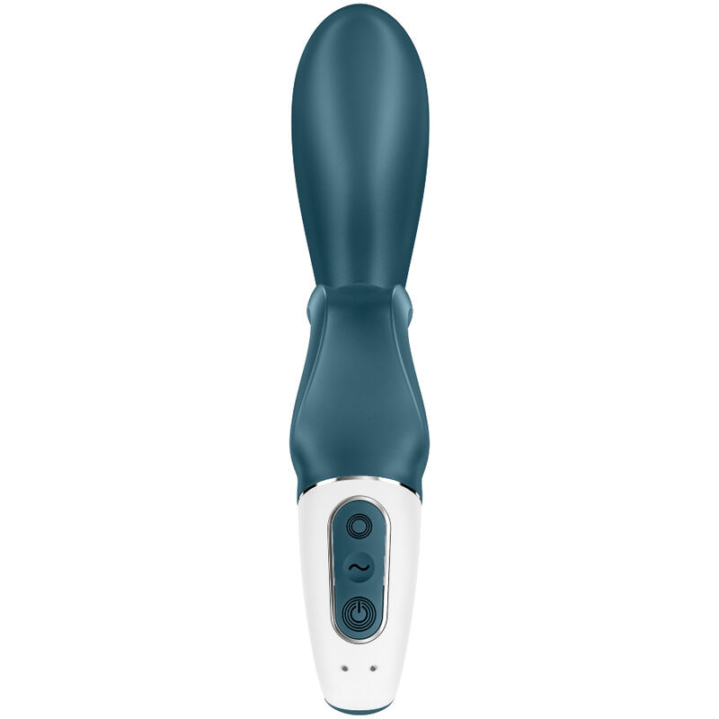 Satisfyer Hug Me Rabbit Vibrator App Blu – Vibratore ricaricabile con controllo mobile