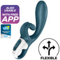 Comprar Satisfyer Hug Me Vibrador Rabbit App Azul – Vibrador Recargable Con Control Desde Tu Móvil-Noxtic