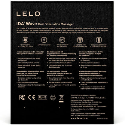 Comprar LELO Ida Wave Coral – Masajeador Para Parejas Con Diseño Ergonómico Y Tecnología Avanzada-Noxtic