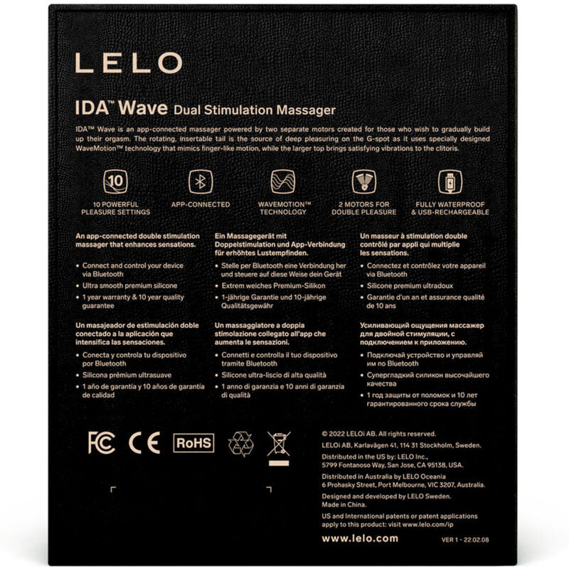 Comprar LELO Ida Wave Coral – Masajeador Para Parejas Con Diseño Ergonómico Y Tecnología Avanzada-Noxtic