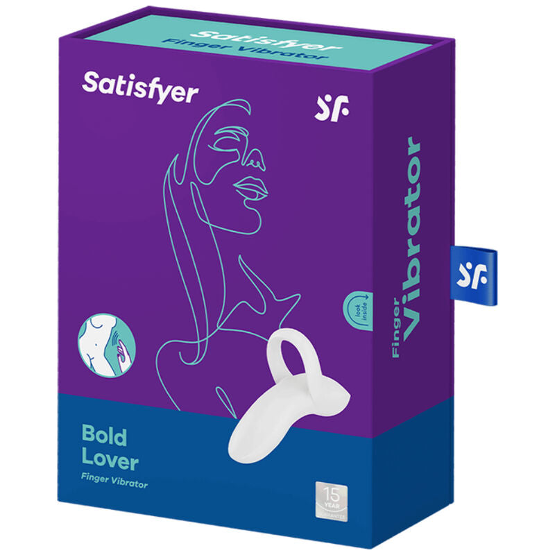 Satisfyer Bold Lover Vibratore Bianco - Design ergonomico per il piacere personale