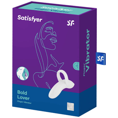 Satisfyer Bold Lover Vibratore Bianco - Design ergonomico per il piacere personale