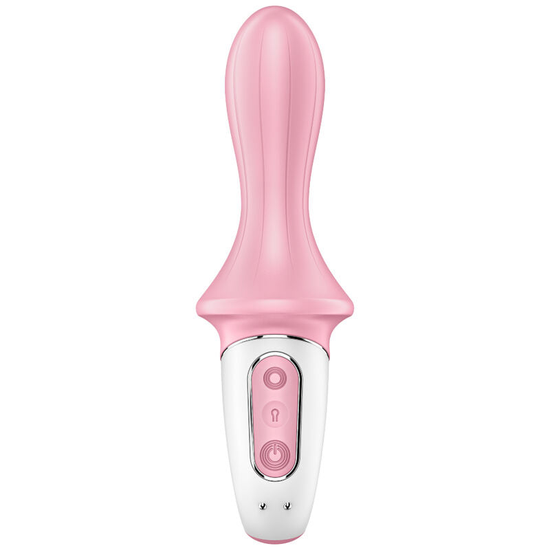 SATISFYER - AIR PUMP BOOTY 5+ PINK INFLATABLE ANAL VIBRATOR