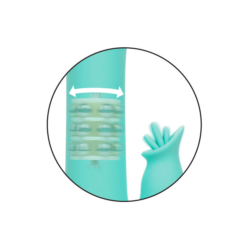 CALEXOTICS Bel Air Bombshell Verde Claro – Vibrador Recargable Con Diseño Ergonómico Para Placer Intimo