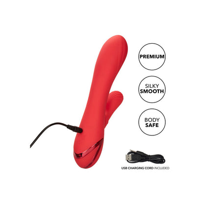 CALEXOTICS Palisades Passion Red – Vibratore ricaricabile con design ergonomico